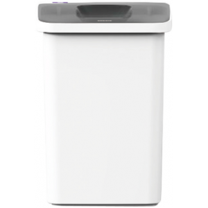 Kosz na śmieci 35 litrów SARAYA plastik biało-szary